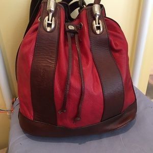 Cristina leather handbag - made in Italy.